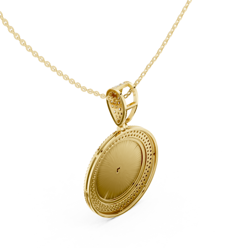 Pendant 9#10032P@7 - Yellow Gold - Image