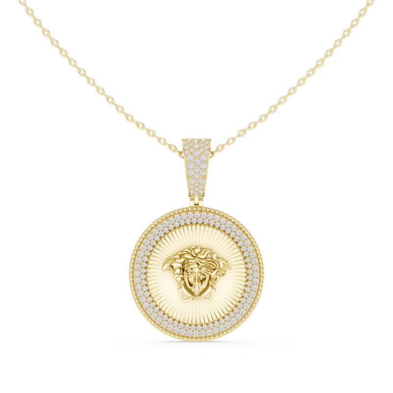 Pendant 9#10032P@7 - Yellow Gold - Image