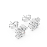 Earring 9#10033E - White Gold - Image