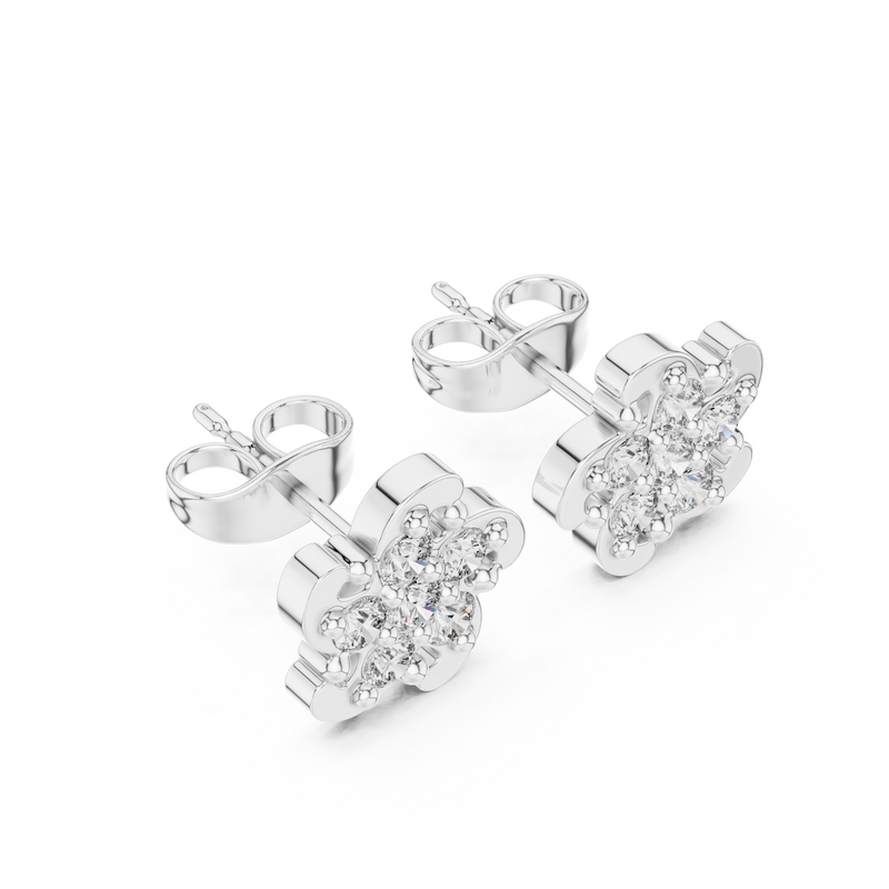 Earring 9#10033E - White Gold - Image