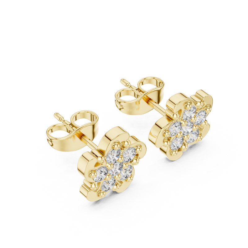 Earring 9#10033E - Yellow Gold - Image