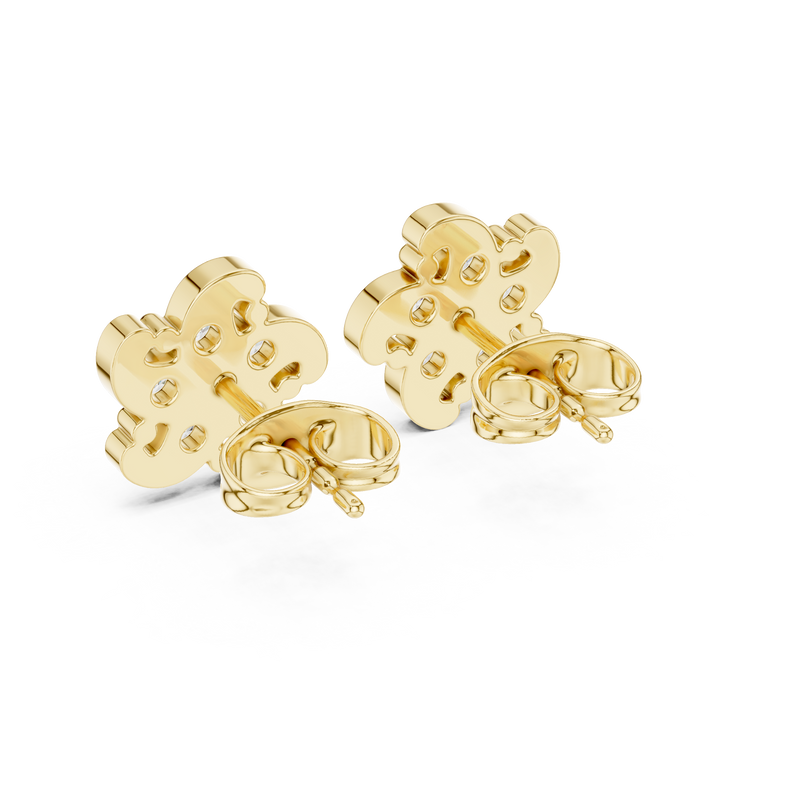 Earring 9#10033E - Yellow Gold - Image