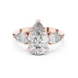Ladies Ring 9#10033L_SS5 - Rose Gold - Image