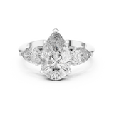 Ladies Ring 9#10033L_SS5 - White Gold - Image