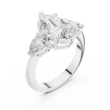 Ladies Ring 9#10033L_SS5 - White Gold - Image