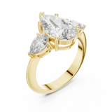Ladies Ring 9#10033L_SS5 - Yellow Gold - Image