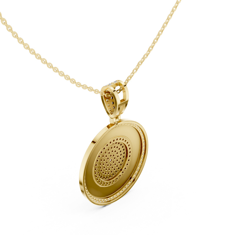 Pendant 9#10033P@7 - Yellow Gold - Image