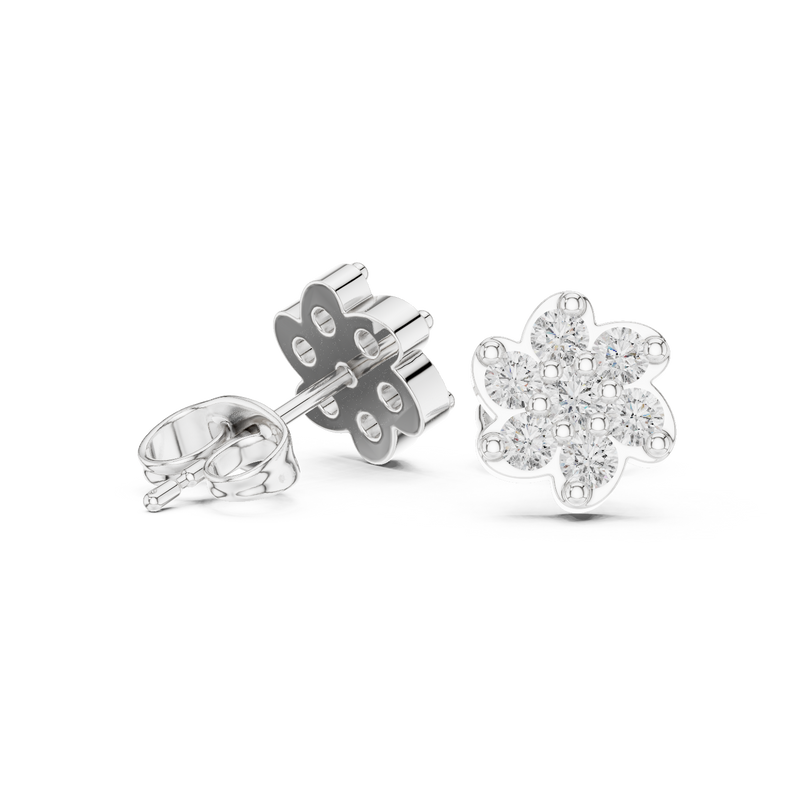 Earring 9#10034E - White Gold - Image