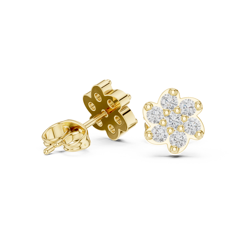 Earring 9#10034E - Yellow Gold - Image