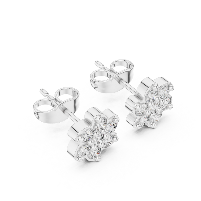 Earring 9#10034E - White Gold - Image