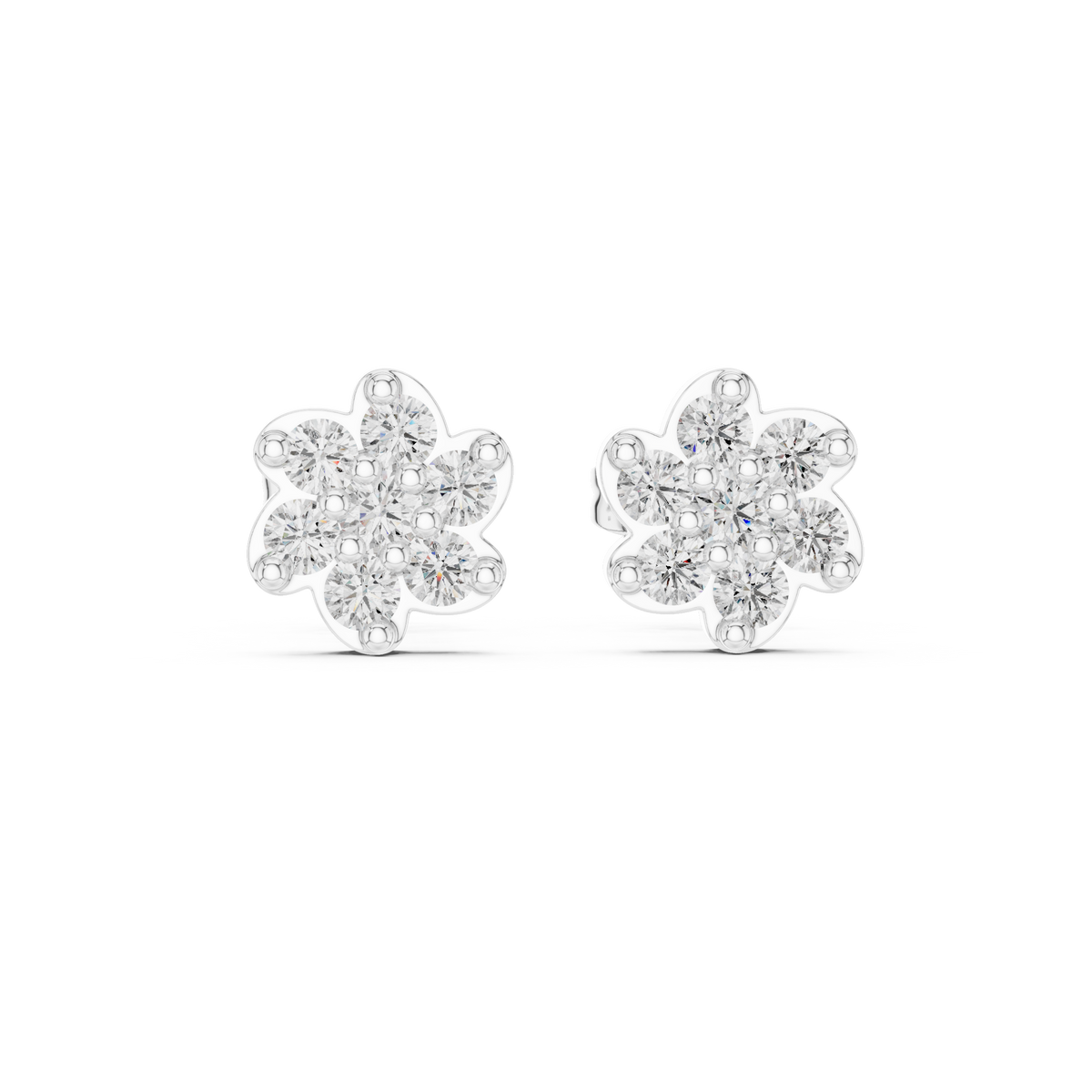 Earring 9#10034E - White Gold - Image