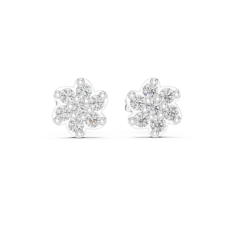 Earring 9#10034E - White Gold - Image