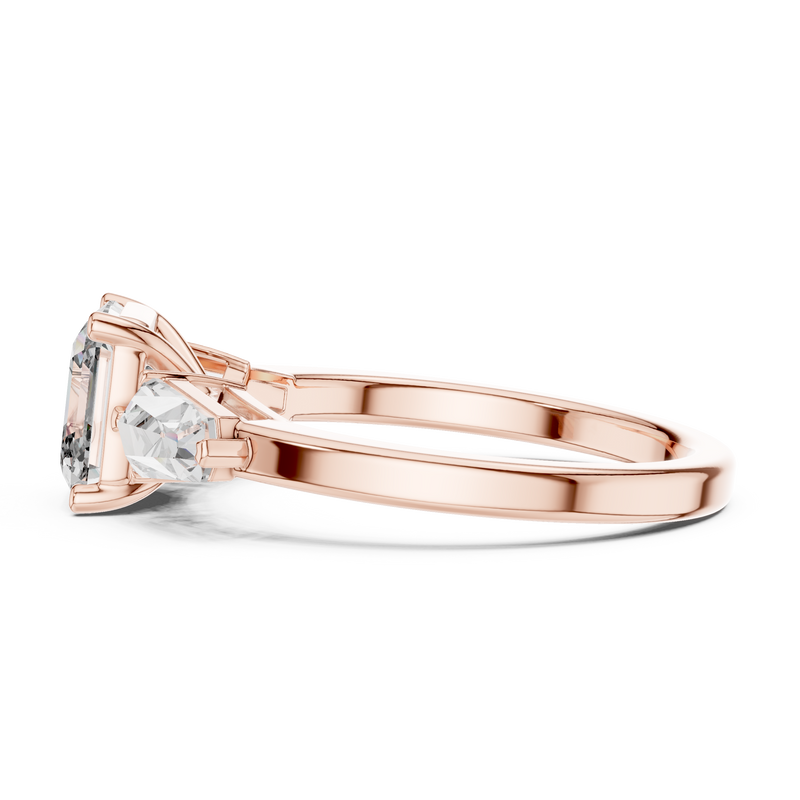 Ladies Ring 9#10034L_SS11@7 - Rose Gold - Image