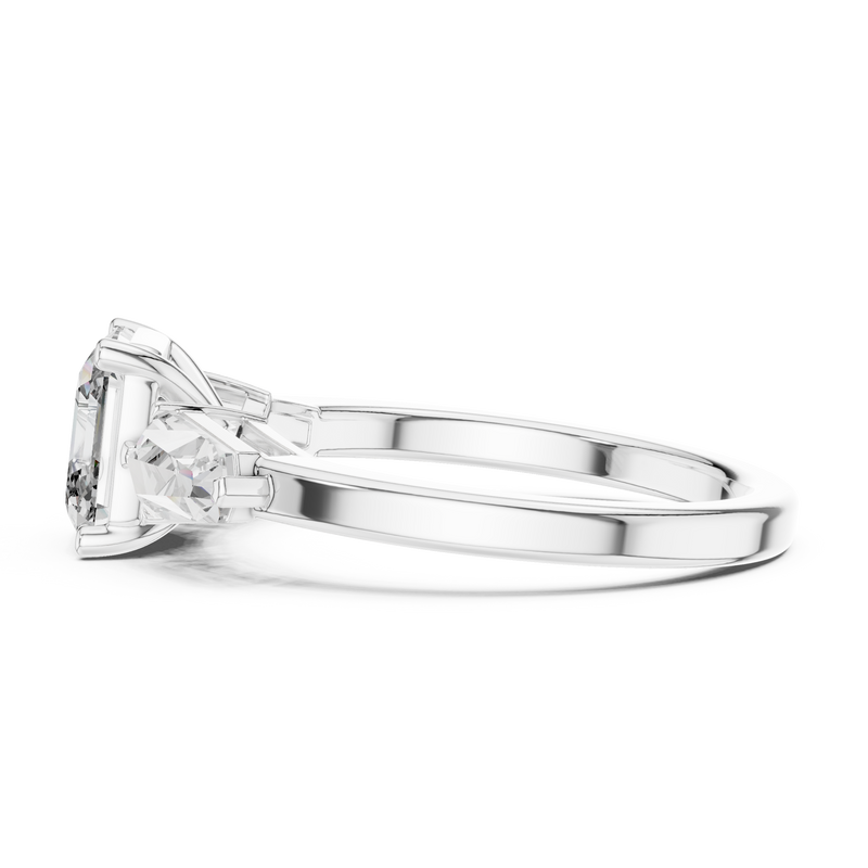Ladies Ring 9#10034L_SS11@7 - White Gold - Image