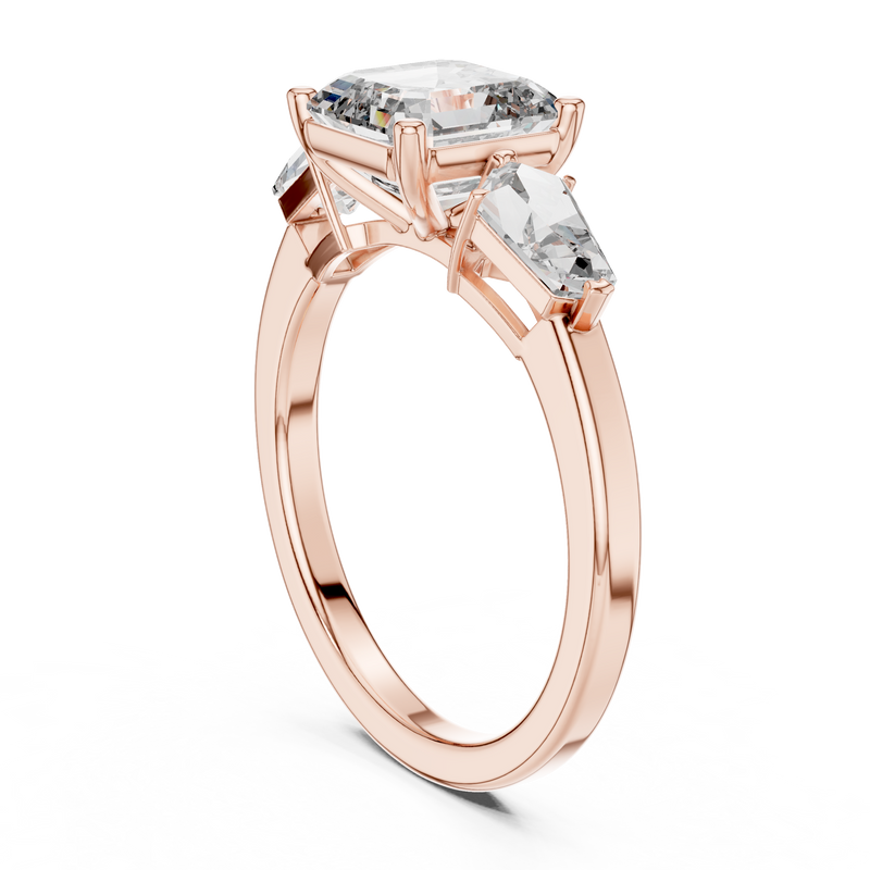 Ladies Ring 9#10034L_SS11@7 - Rose Gold - Image