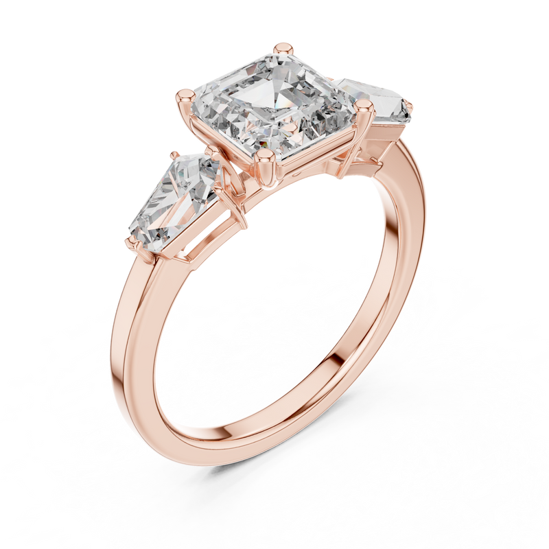 Ladies Ring 9#10034L_SS11@7 - Rose Gold - Image