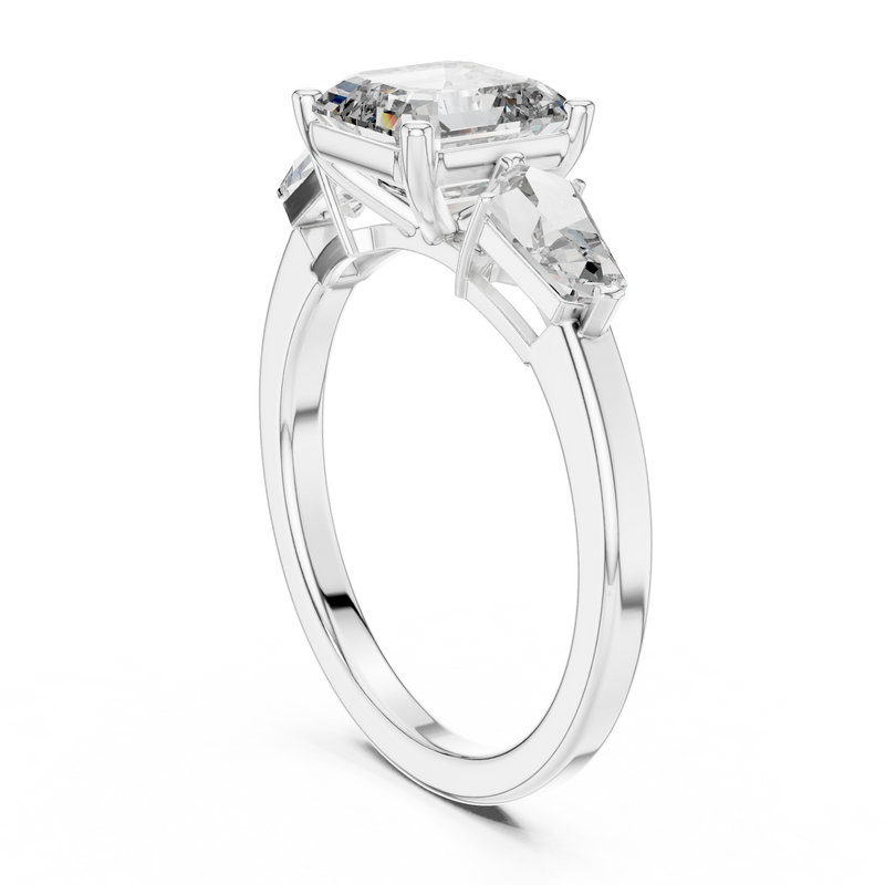 Ladies Ring 9#10034L_SS11@7 - White Gold - Image