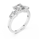 Ladies Ring 9#10034L_SS11@7 - White Gold - Image
