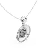 Pendant 9#10034P@7 - White Gold - Image