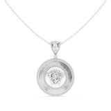 Pendant 9#10034P@7 - White Gold - Image