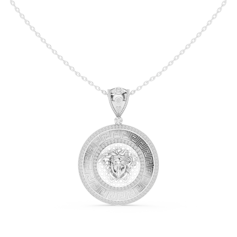 Pendant 9#10034P@7 - White Gold - Image