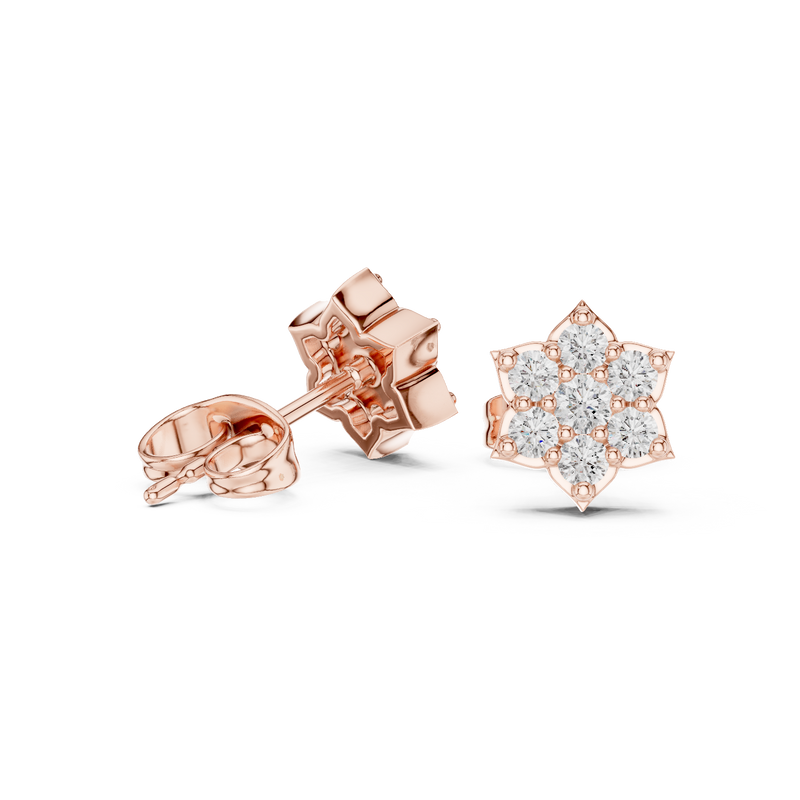 Earring 9#10035E@7 - Rose Gold - Image