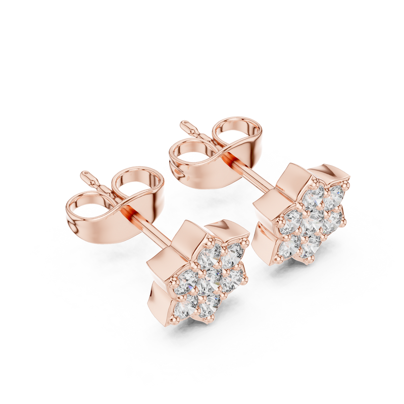Earring 9#10035E@7 - Rose Gold - Image