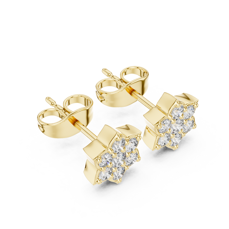 Earring 9#10035E@7 - Yellow Gold - Image