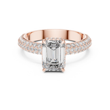 Ladies Ring 9#10035L_SS8@7 - Rose Gold - Image