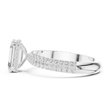 Ladies Ring 9#10035L_SS8@7 - White Gold - Image