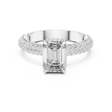 Ladies Ring 9#10035L_SS8@7 - White Gold - Image