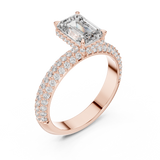 Ladies Ring 9#10035L_SS8@7 - Rose Gold - Image