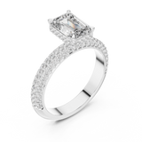 Ladies Ring 9#10035L_SS8@7 - White Gold - Image