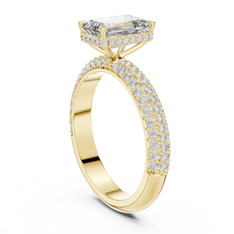 Ladies Ring 9#10035L_SS8@7 - Yellow Gold - Image