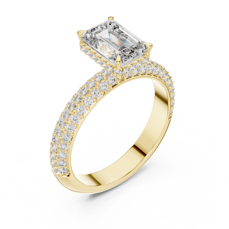 Ladies Ring 9#10035L_SS8@7 - Yellow Gold - Image