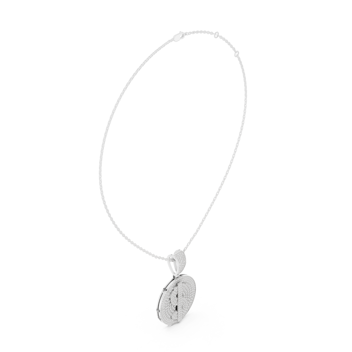 Pendant 9#10035P@7 - White Gold - Image