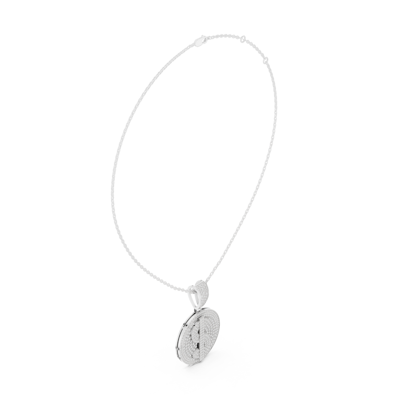 Pendant 9#10035P@7 - White Gold - Image