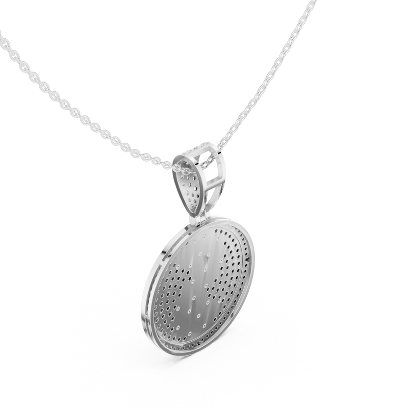 Pendant 9#10035P@7 - White Gold - Image