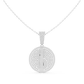Pendant 9#10035P@7 - White Gold - Image