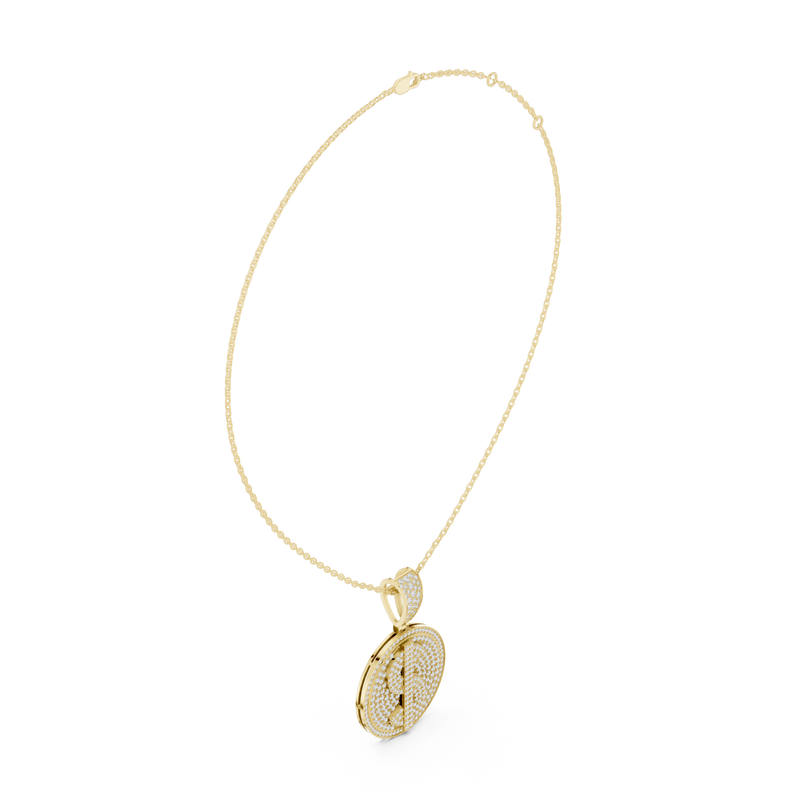 Pendant 9#10035P@7 - Yellow Gold - Image