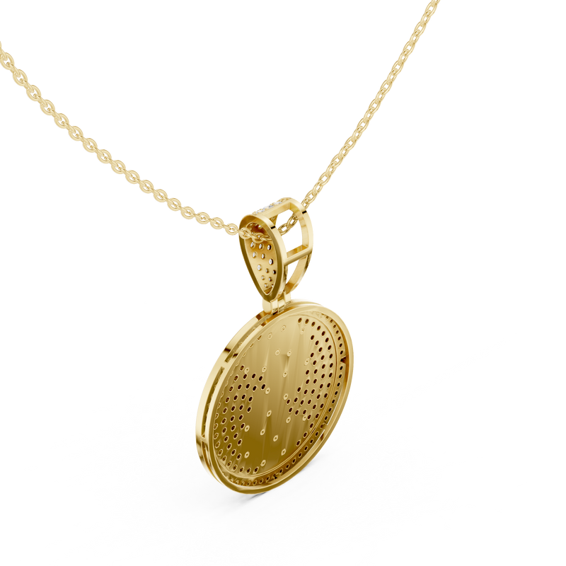 Pendant 9#10035P@7 - Yellow Gold - Image