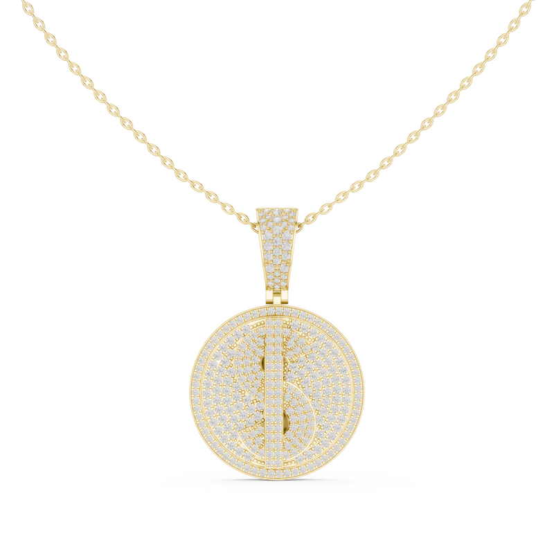 Pendant 9#10035P@7 - Yellow Gold - Image