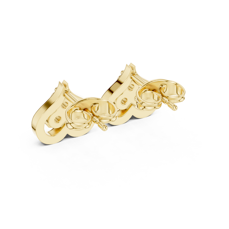 Earring 9#10036E - Yellow Gold - Image
