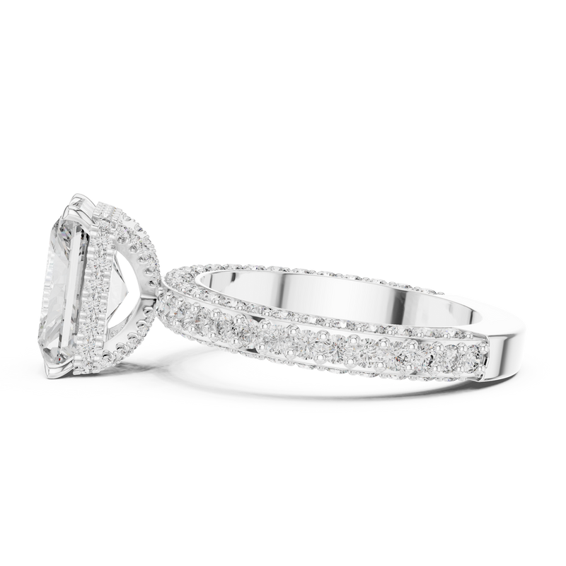 Ladies Ring 9#10036L_SS4 - White Gold - Image