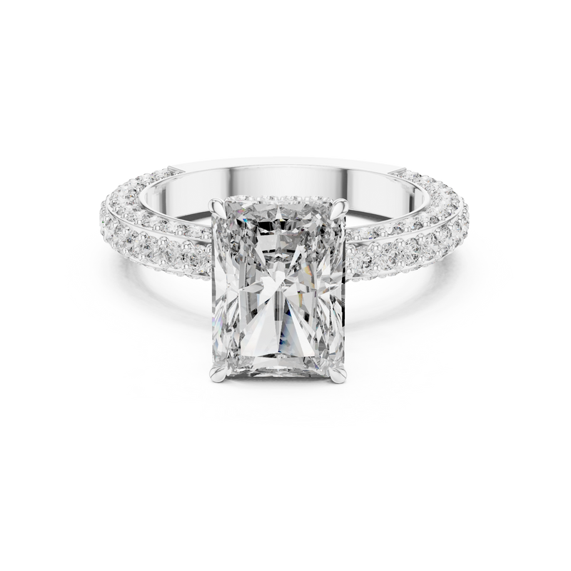 Ladies Ring 9#10036L_SS4 - White Gold - Image