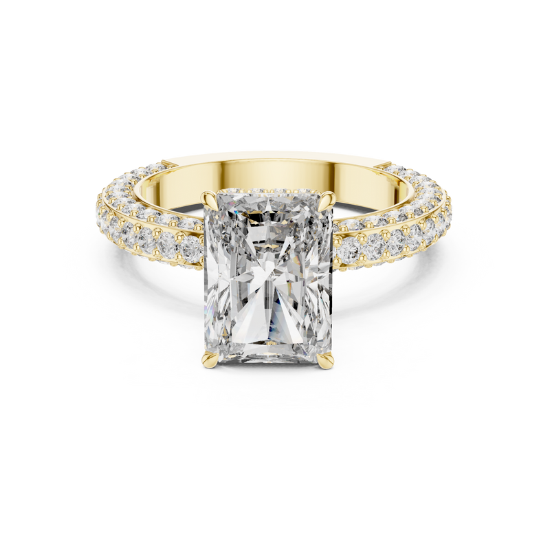 Ladies Ring 9#10036L_SS4 - Yellow Gold - Image