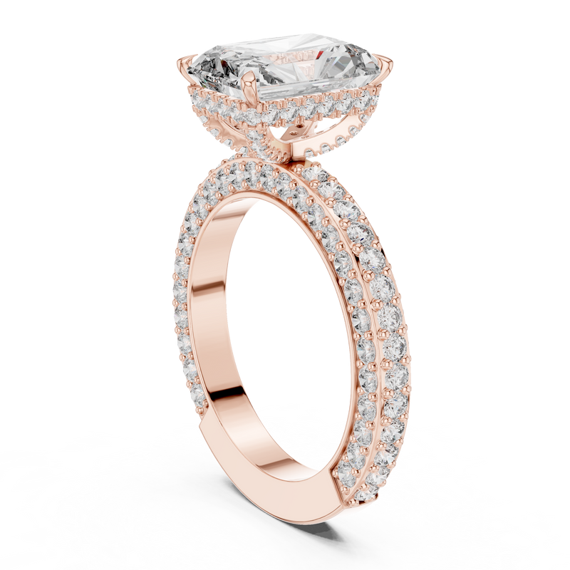 Ladies Ring 9#10036L_SS4 - Rose Gold - Image