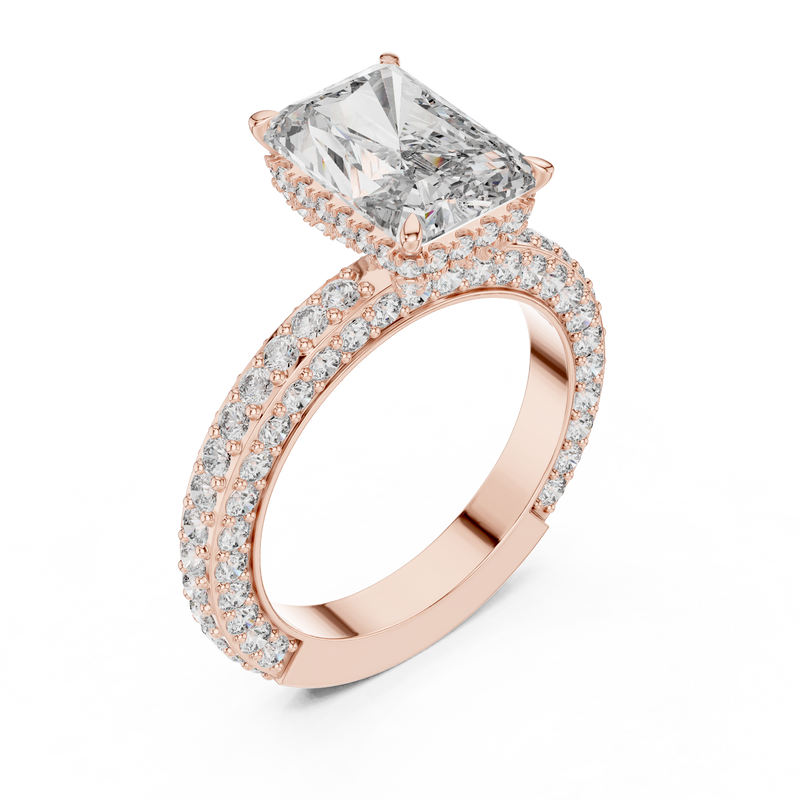 Ladies Ring 9#10036L_SS4 - Rose Gold - Image