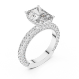 Ladies Ring 9#10036L_SS4 - White Gold - Image