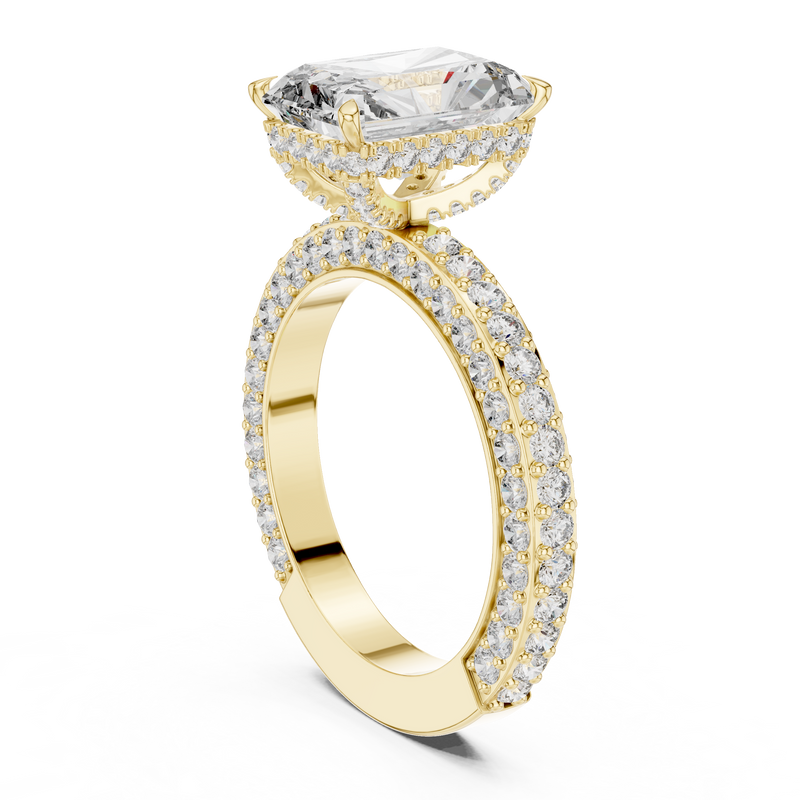 Ladies Ring 9#10036L_SS4 - Yellow Gold - Image